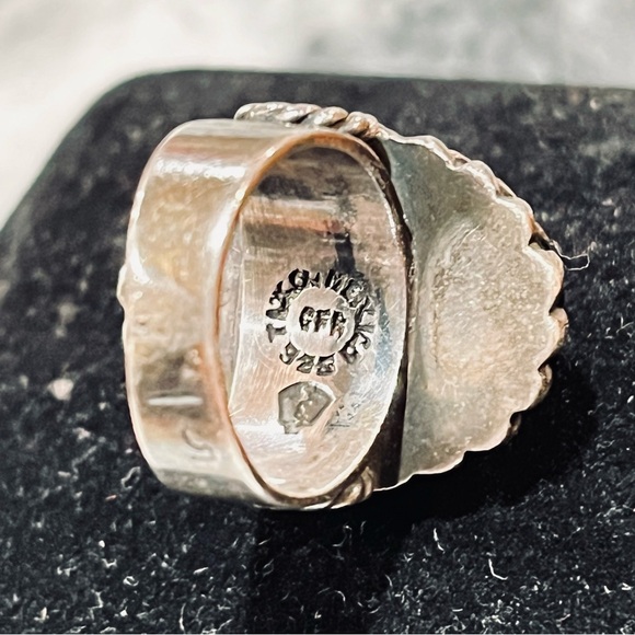 STERLING TIGER EYE RING - Picture 7 of 9